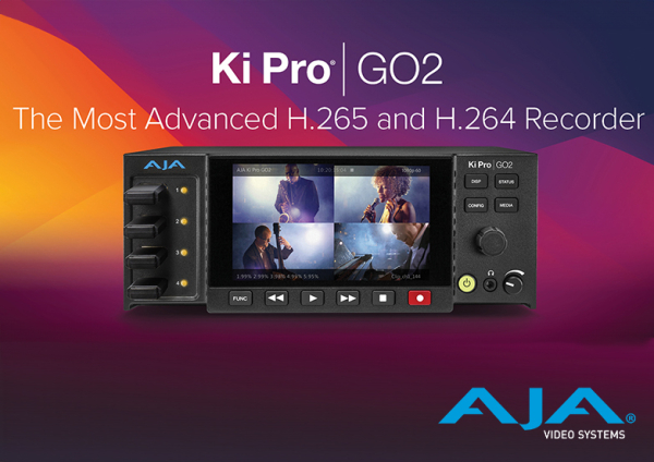 AJA Unveils Ki Pro GO2 Multi-channel HEVC/AVC Recorder