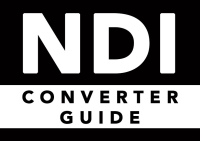 NDI Converter Guide